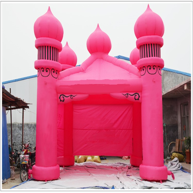 坡头粉色帐篷